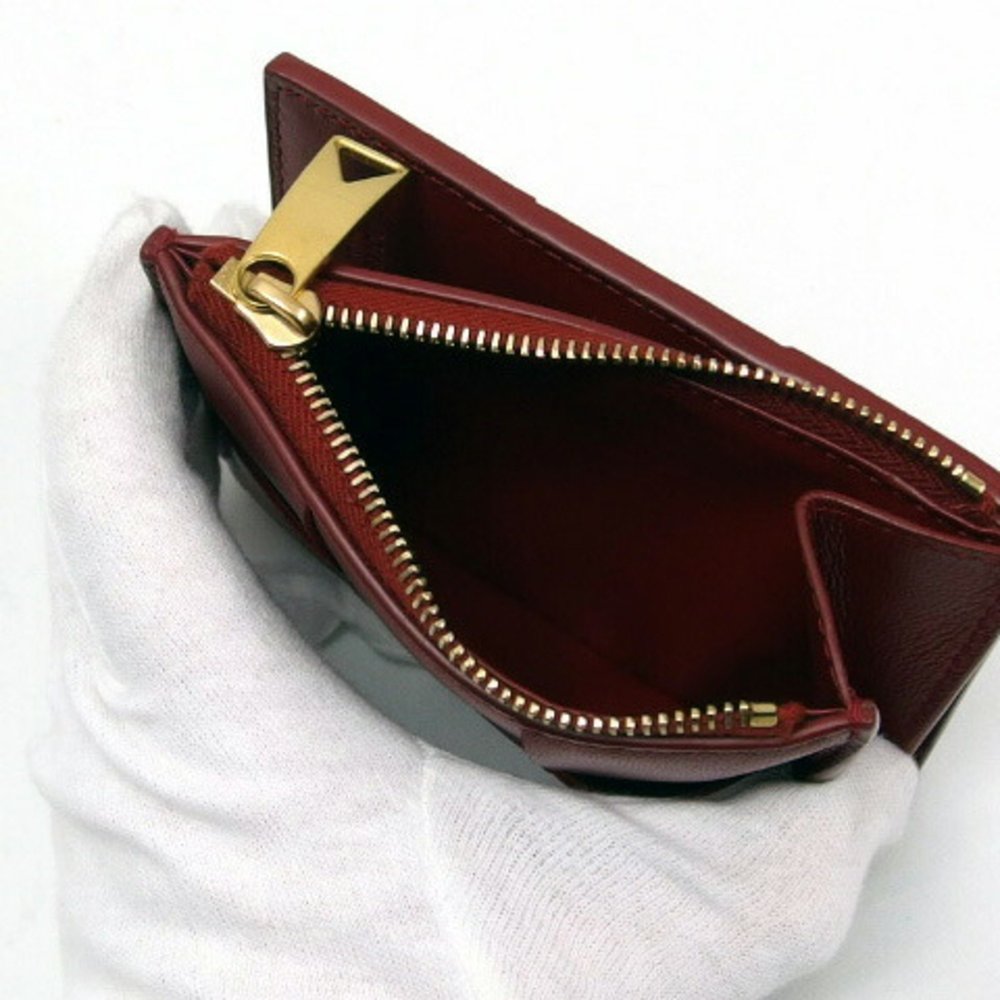 Bottega Veneta Maxi Intrecciato Cassette Bi-fold Compact Wallet - Picture 6 of 10